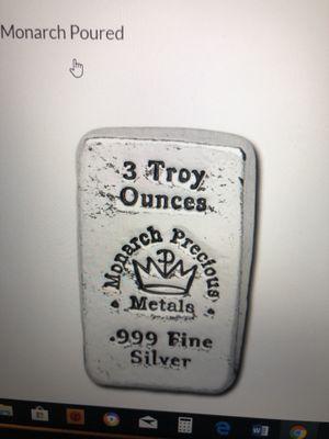 Silver bullion