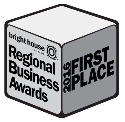 Brighthouse Regional Business Awards, 2016-1st Place for Small Business