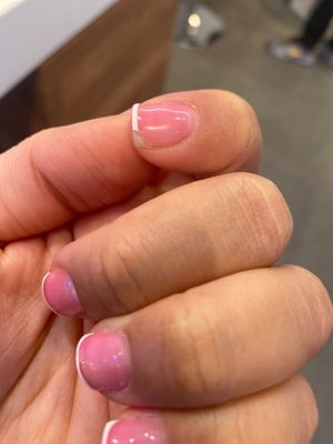 Update! One day later and my gel is starting to lift again and now has chipped.