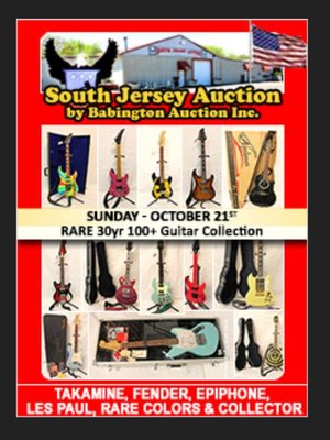 October 21, 2018 Guitar Auction