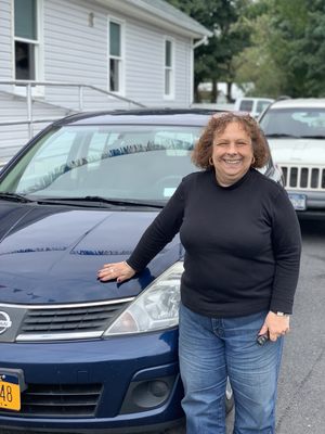 Congrats to Roz on her new Nissan Versa!