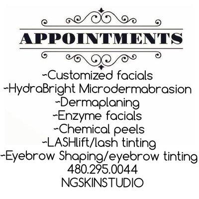 Call and schedule your appt.480.295.0044