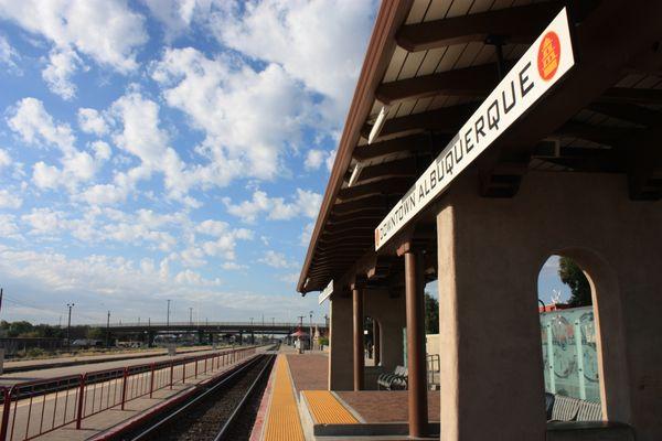 Downtown Albuquerque Rail Runner Station Platform