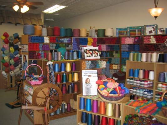 We love colorful yarns!