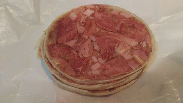 Queso de Chancho: Pork head cheese cold cut