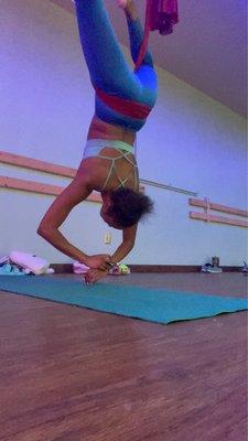 Aerial yoga