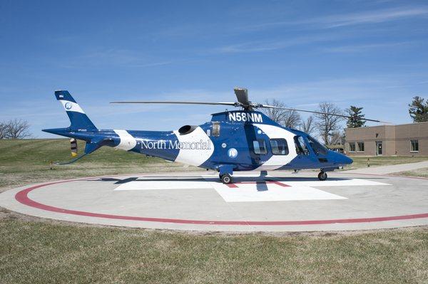 On- site helipad