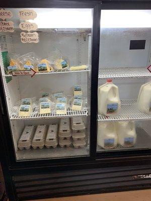 Fresh dairy from Circle N Dairy