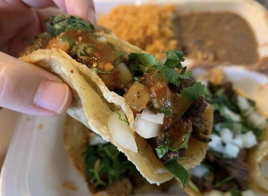 Asada taco