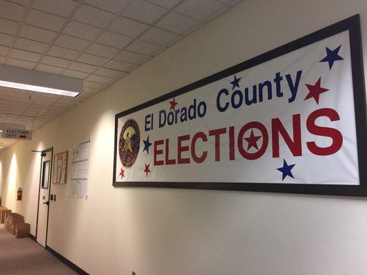 Entrance to Elections Office.