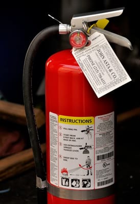 We have a complete selection of Fire Extinguishers.