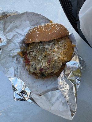 Roasted Eggplant Burger