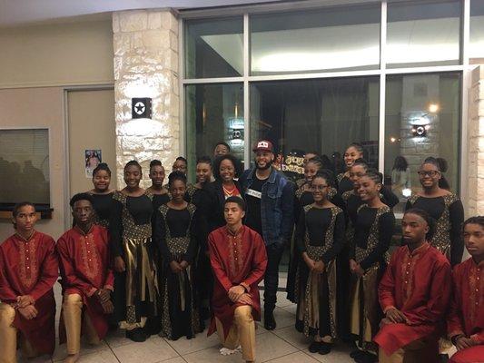 In His Presence Dance Academy Worship Arts Institute opening for James Fortune "Dear Future Me Concert ".