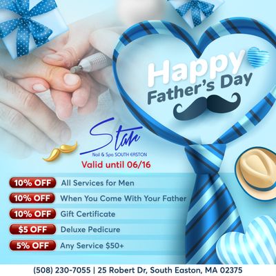 ‍‍ HAPPY FATHER'S DAY ‍‍

 Father's Day is just around the corner!
 Show your appreciation with our fantastic deals at