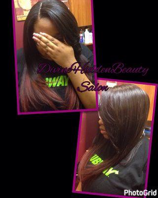 Sew-In with Leave out