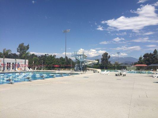 Back to school - means empty pool!