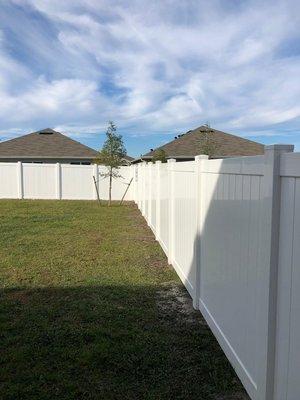 Vinyl Privacy Fence