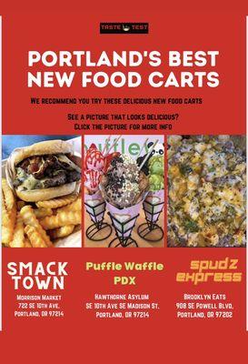 Spudz Express rated one of the best new food truck in SE Portland.