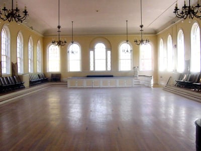 The Great Hall, awaiting its next event.