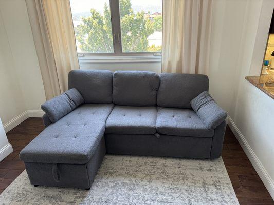 Wayfair couch assembly