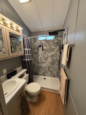 A new shower for a great client.  Thanks Brad for allowing us the opportunity to serve you!