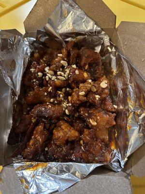 Korean Style Honey Garlic Fried Chicken