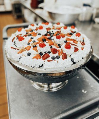 A perfect parfait made with the freshest berries by one of our fabulous chefs.