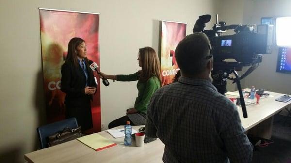 Abogada, Rocio S. Becerril, entrevista en el Noticiero de Telemundo Chicago, 2014