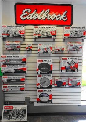 Edelbrock Product wall