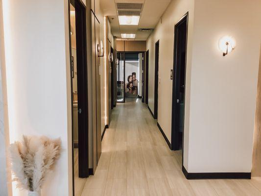 Hallway to Treatment rooms