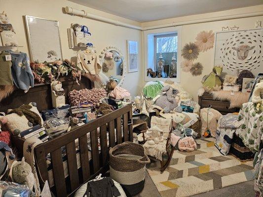 The baby room collection, unique and interesting.