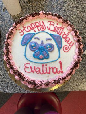 Pug cake