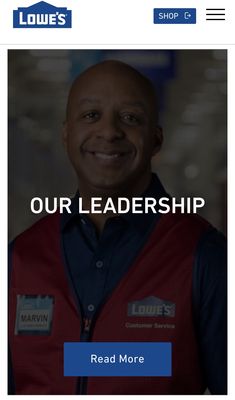 The so-called 'leader' of Lowe's -- Mr. Marvin R. Ellison.