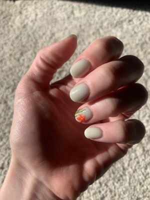 Dip powder manicure