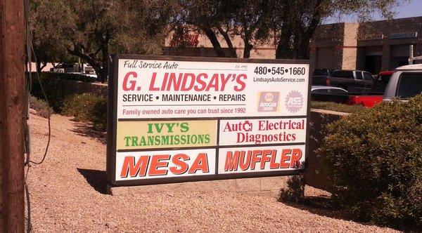 Finally got street signage up! Automotive Electrical Diagnostics, LLC. Heading West on Baseline Rd.