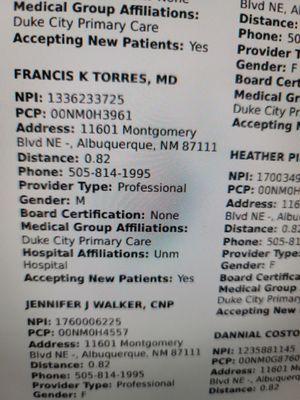 Duke City Primary Care