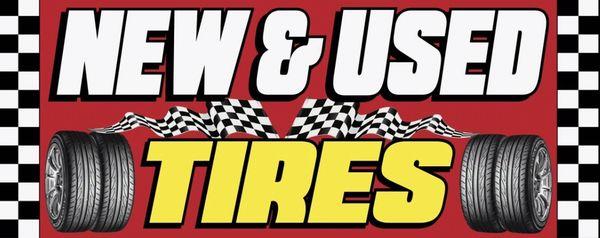 New and used tires! Very low prices!