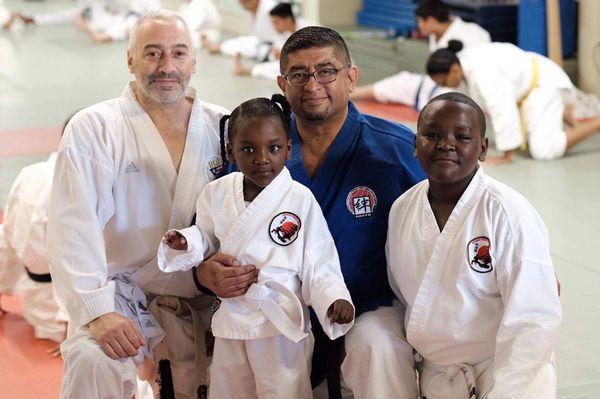 Sharing time with #sensei Oswalds Mata, President of the El Salvador Karate federation