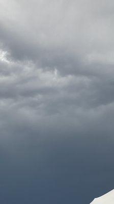 Cross appearing over the tent at NC as the alter call of salvation was taking place!