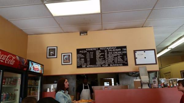 Restaurant interior...order at the counter