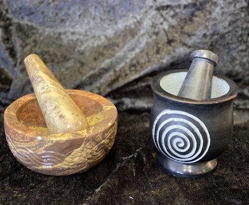 mortar and pestles