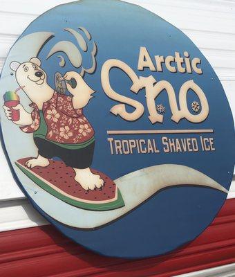 Arctic Sno sign