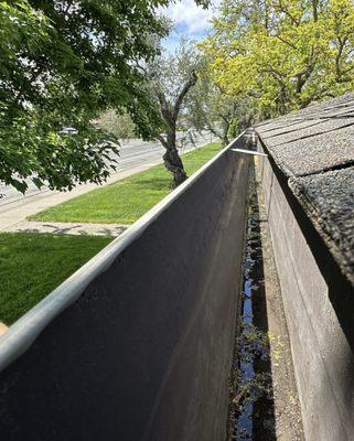 Gutter Cleaning Prep before Gutter Guard Installation