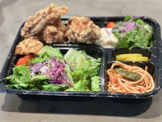 KARAAGE BENTO (Chicken Boneless Thigh)