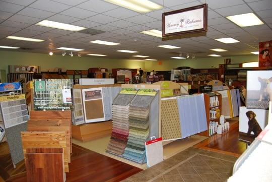 Beautiful showroom with wide assortment of flooring, stone, and ceramic.