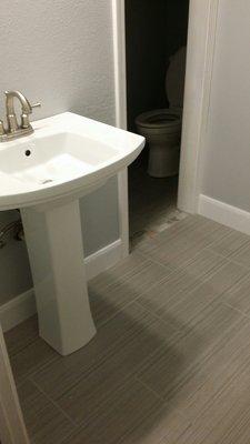 12×24 porcelain tile!