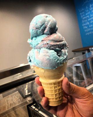 Classic Cotton Candy in a cone