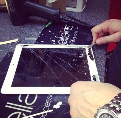 broken ipad? we fix these devices too stop by and check us out