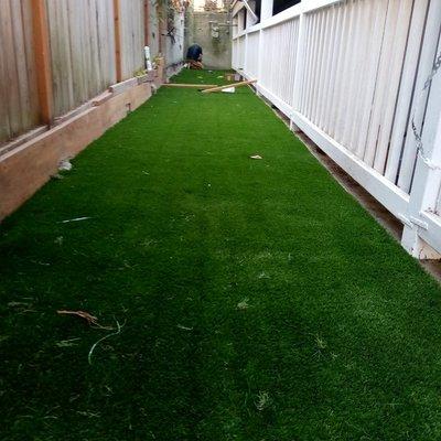 Turf installation