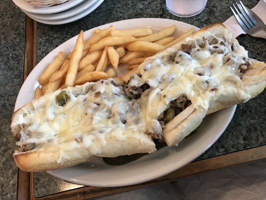 Large cheesesteak!